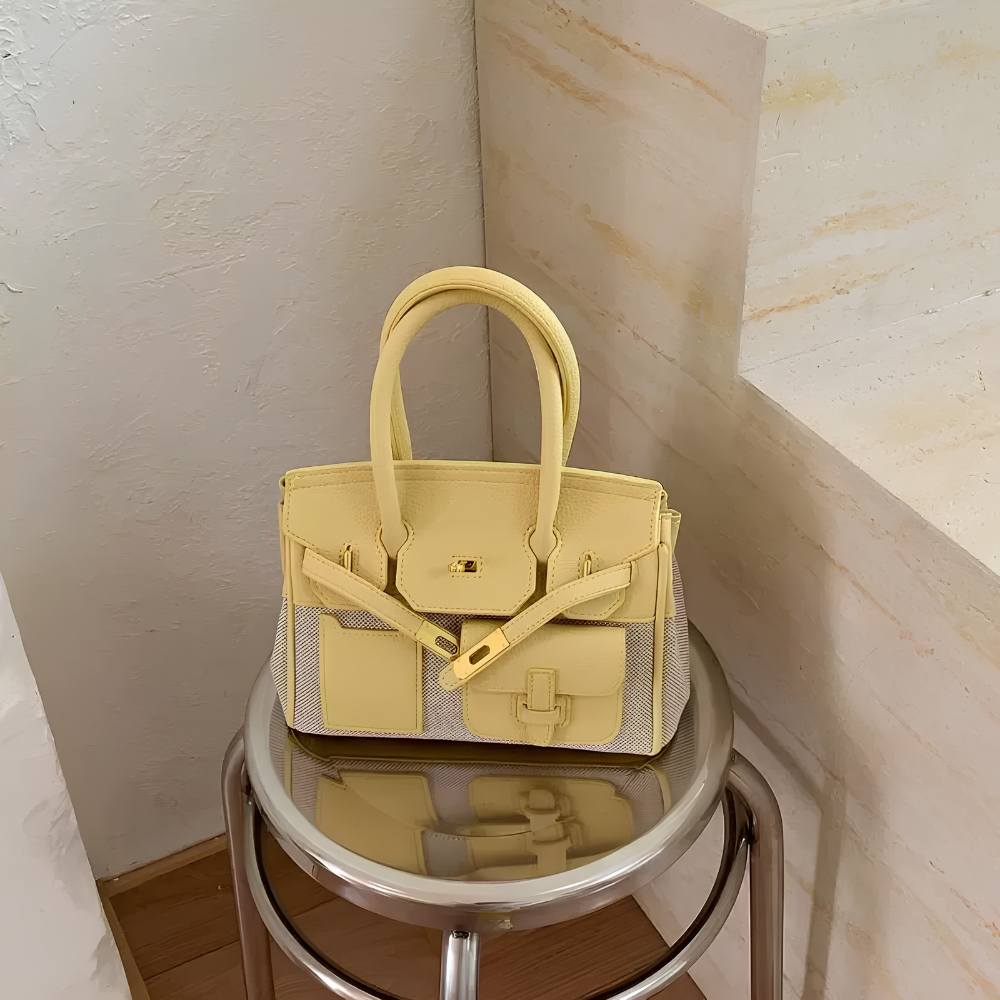 Ambrisa Pocket Satchel Bag for Women | Asverra