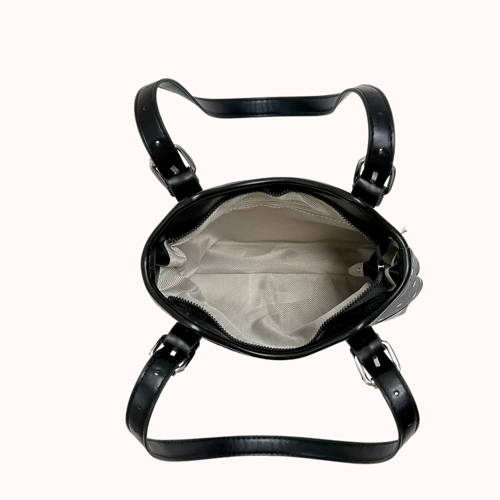 Noirette Bow Charm Shoulder Bag for Women | Asverra