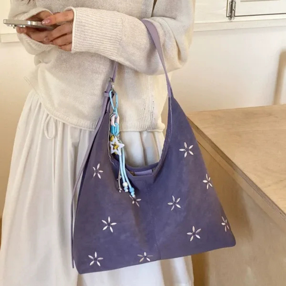 Violette Floral Bucket Bag for Women | Asverra
