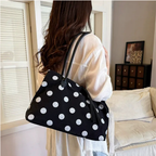 Perlina Polka Dot Tote Bag for Women | Asverra