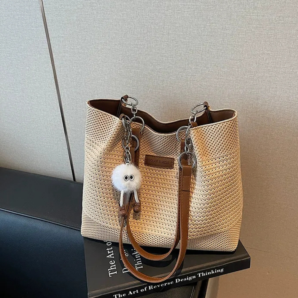Vivelle Woven Tote Bag for Women | Asverra