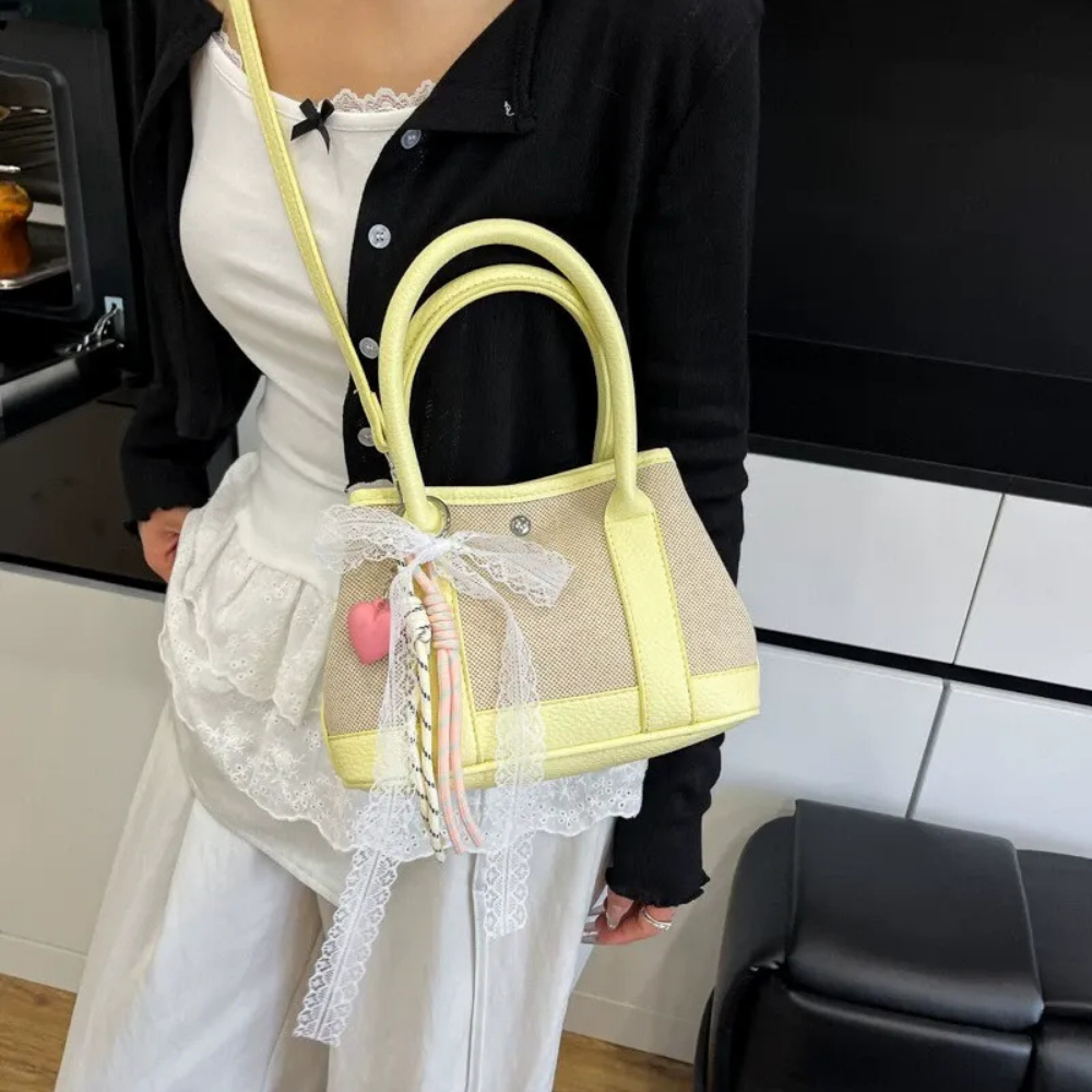 Liorvane Lace Charm Mini Handbag for Women | Asverra