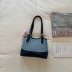 Noirette Bow Charm Shoulder Bag for Women | Asverra