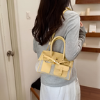 Ambrisa Pocket Satchel Bag for Women | Asverra