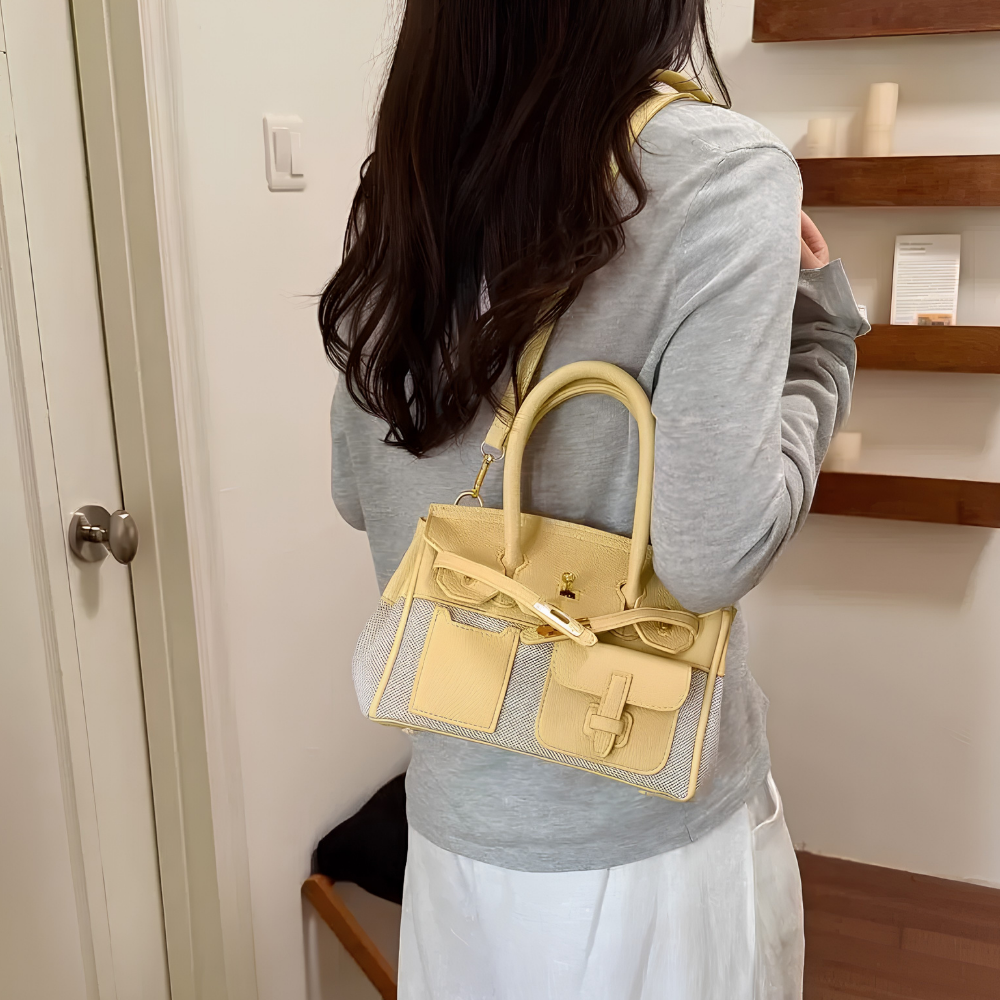 Ambrisa Pocket Satchel Bag for Women | Asverra