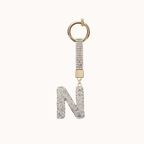 Starry Initials Bag Charm