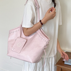 Bravelle Lace-Up Shoulder Bag