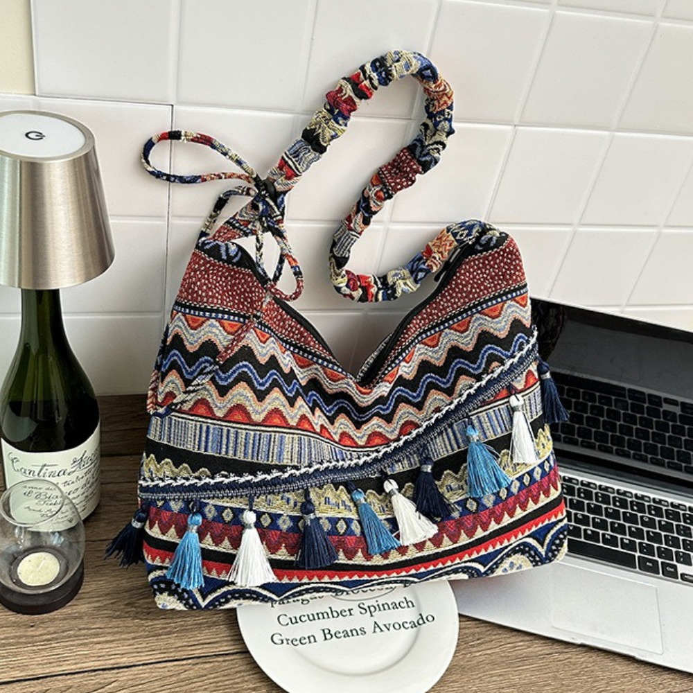 Marivelle Tassel-Trim Tote Bag for Women | Asverra