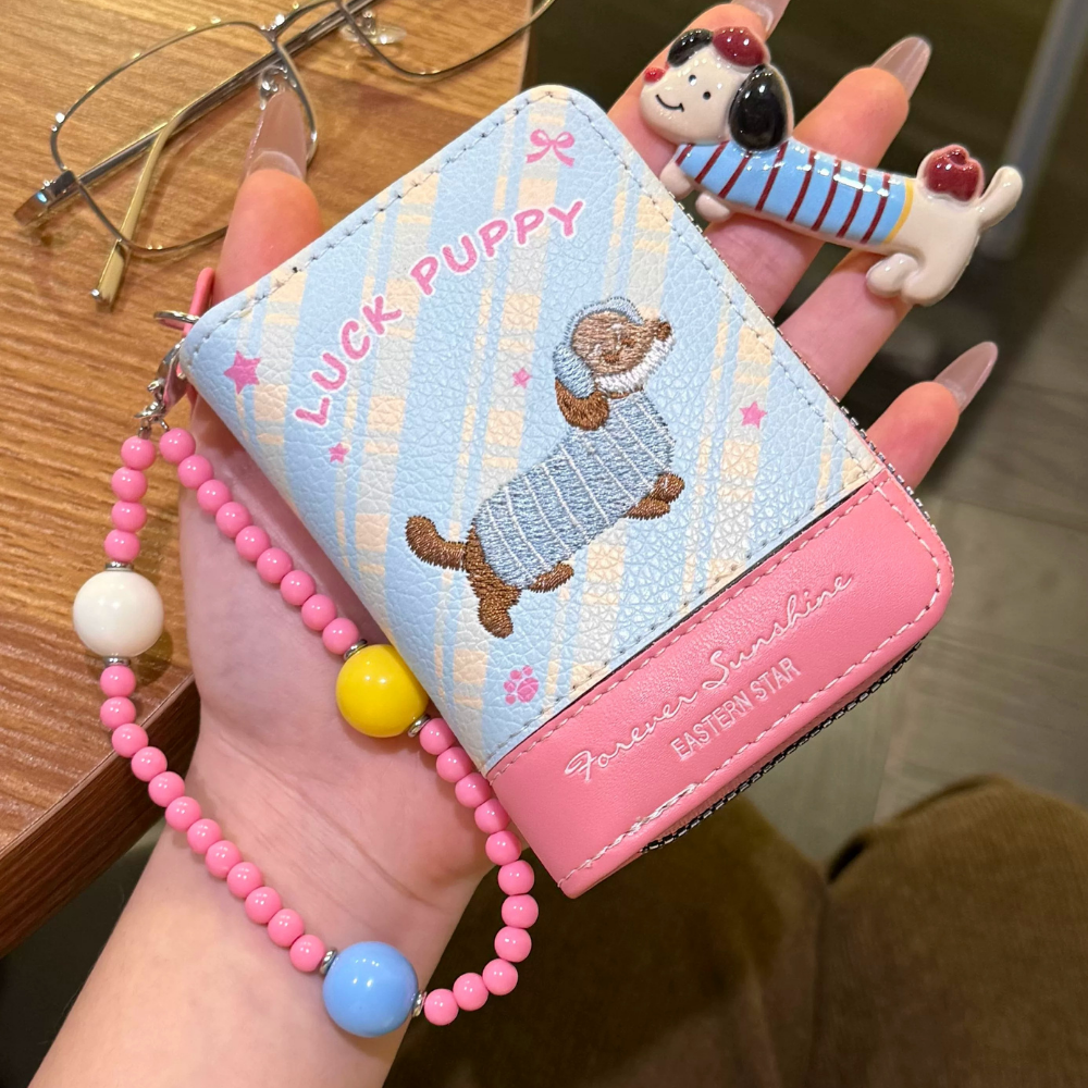 Dachie Bead Card Wallet