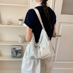Lusette Bunny Patch Shoulder Bag for Women | Asverra