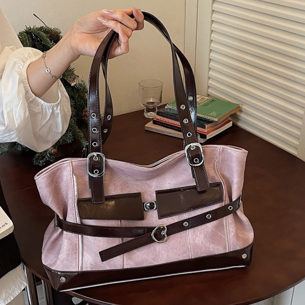 Marnica Belted Shoulder Bag for Women | Asverra