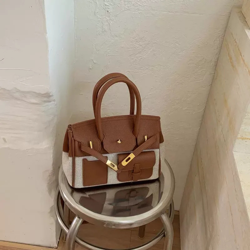 Ambrisa Pocket Satchel Bag for Women | Asverra