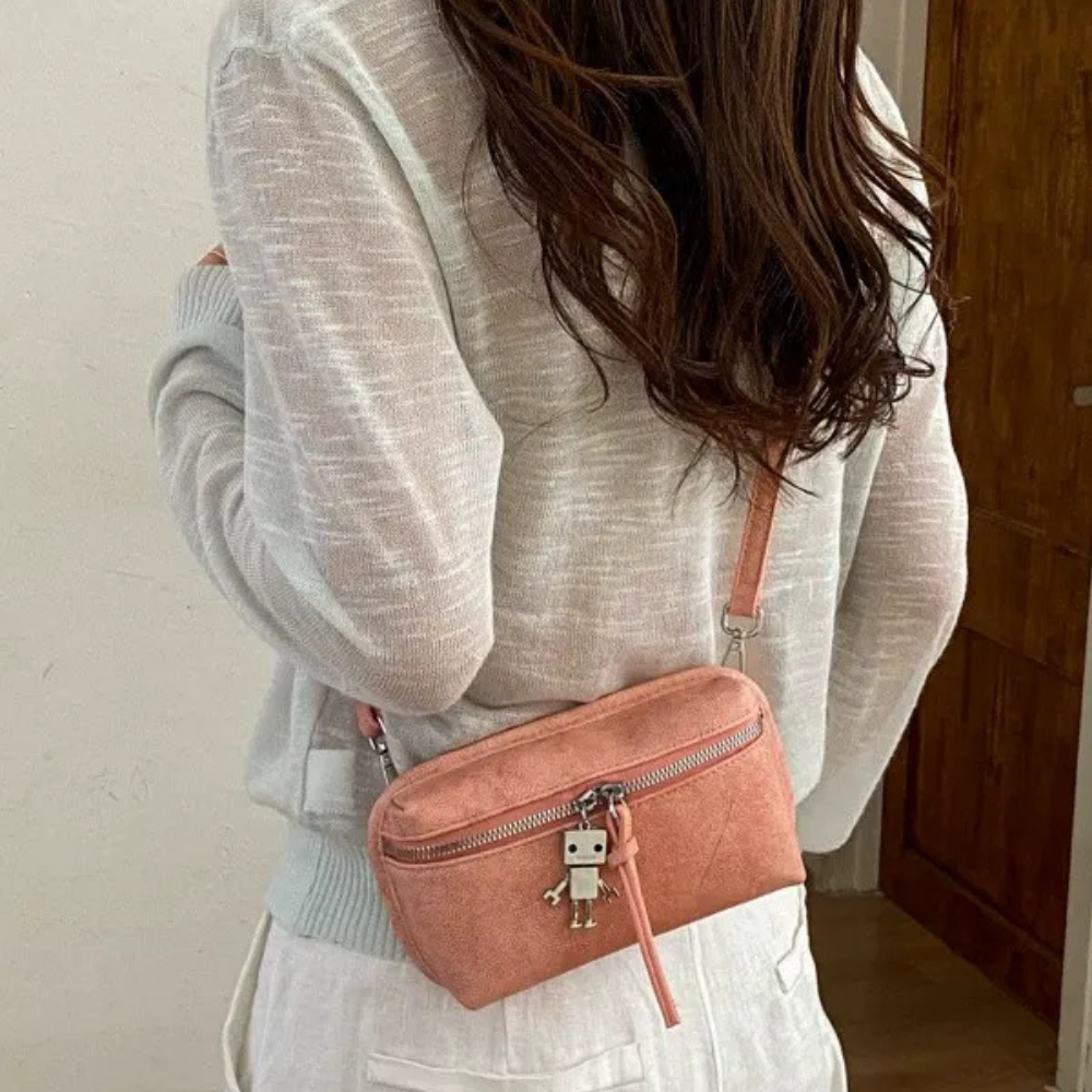 Tinnia Robot Charm Crossbody Bag for Women | Asverra