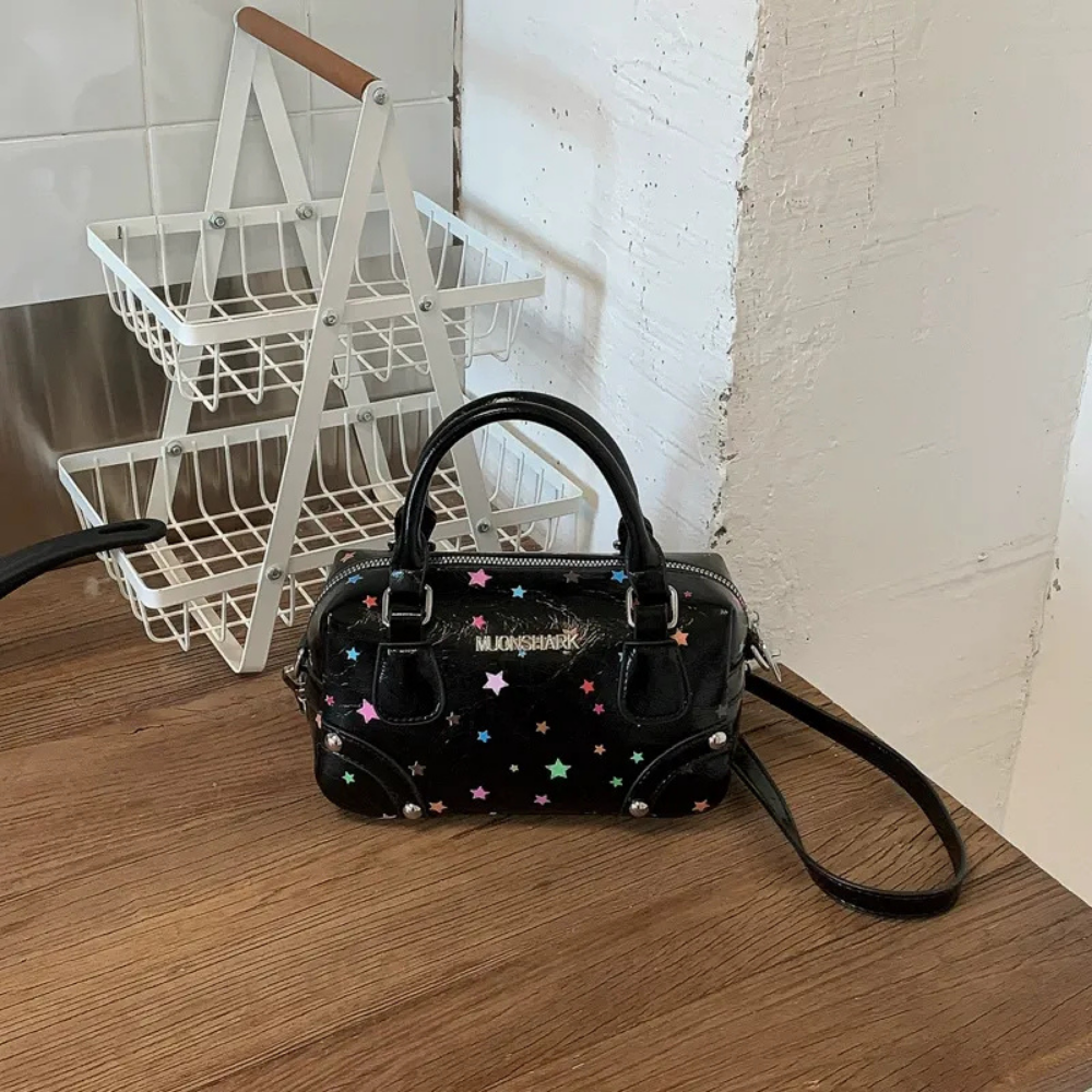 Sidera Star Print Mini Handbag for Women | Asverra