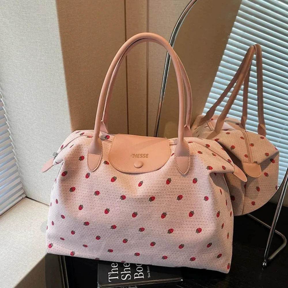 Fraiselle Strawberry Tote Bag for Women | Asverra