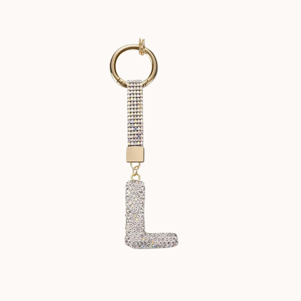 Starry Initials Bag Charm