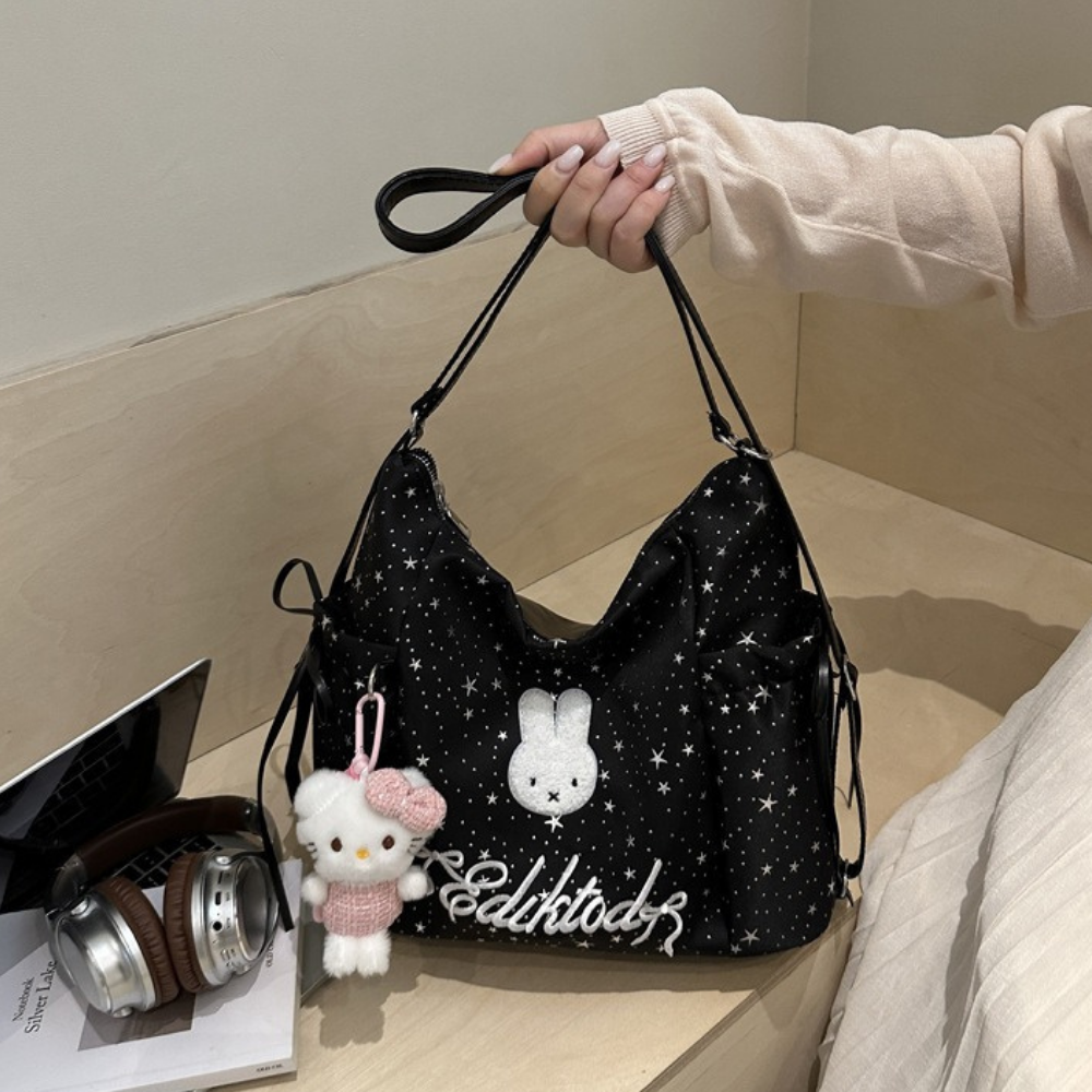 Lusette Bunny Patch Shoulder Bag