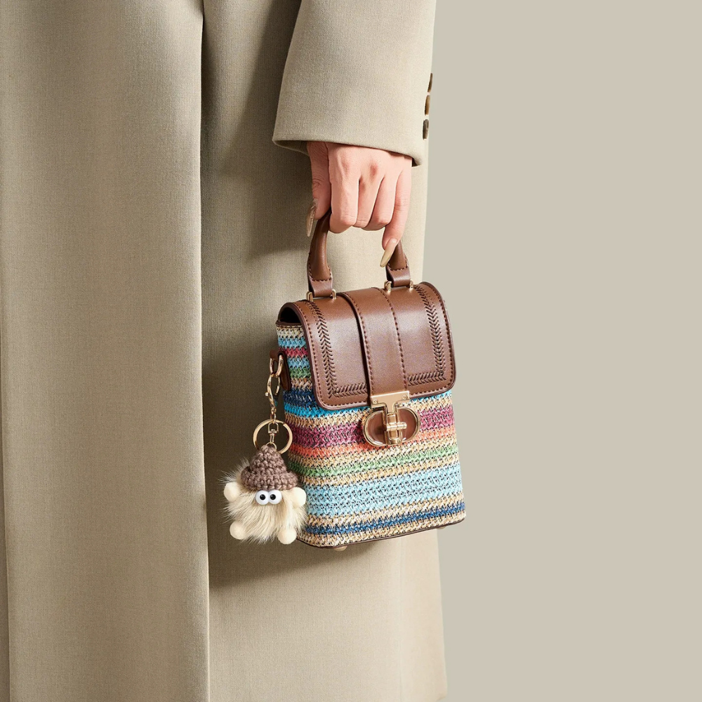 Arcelle Woven Phone Bag for Women | Asverra