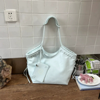 Bravelle Lace-Up Shoulder Bag