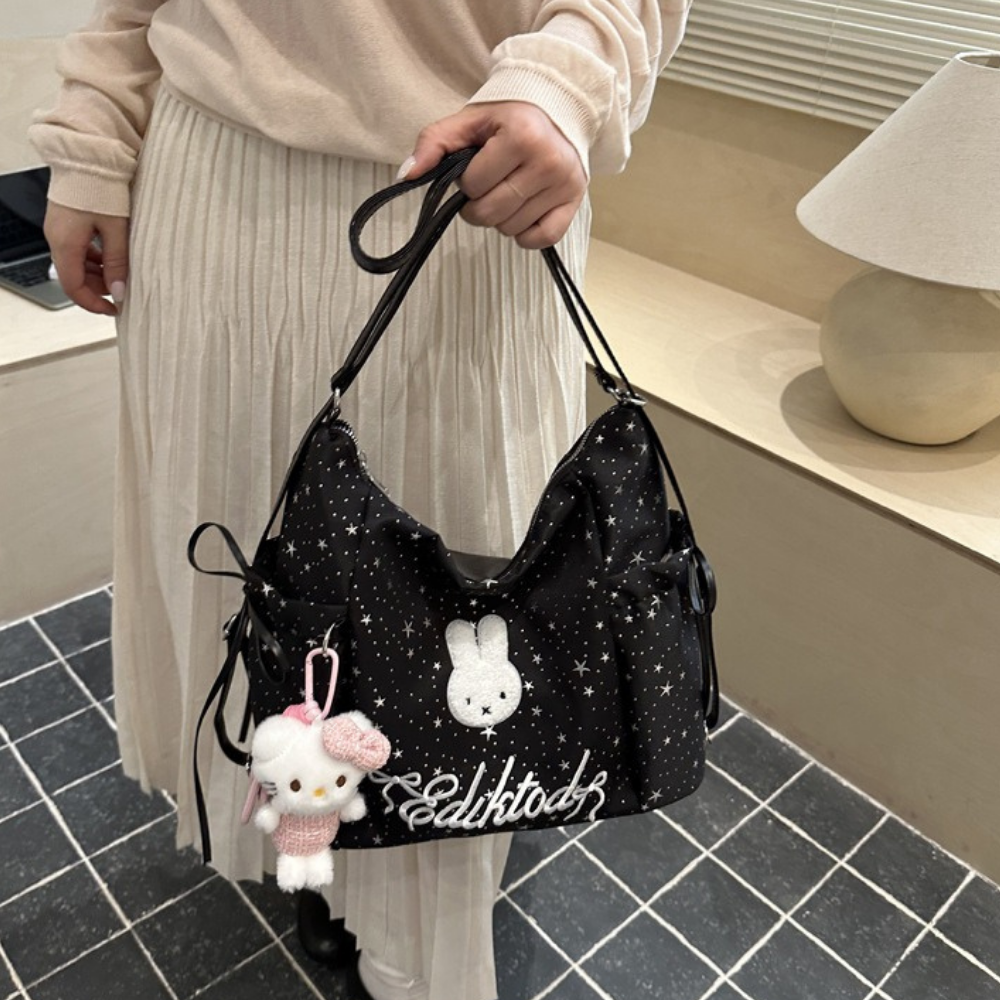 Lusette Bunny Patch Shoulder Bag