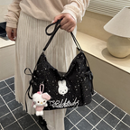 Lusette Bunny Patch Shoulder Bag