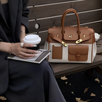 Ambrisa Pocket Satchel Bag for Women | Asverra