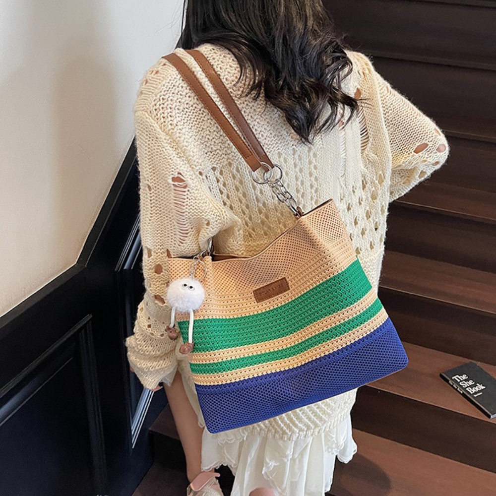 Vivelle Woven Tote Bag for Women | Asverra