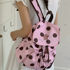 Pimelia Polka Dot Backpack for Women | Asverra