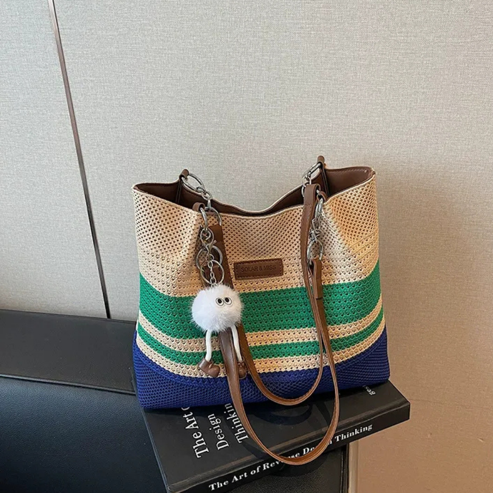 Vivelle Woven Tote Bag for Women | Asverra