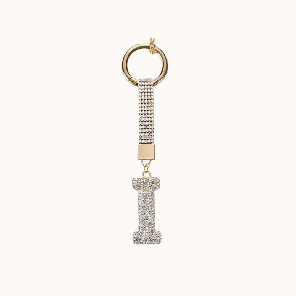 Starry Initials Bag Charm