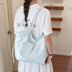 Bravelle Lace-Up Shoulder Bag