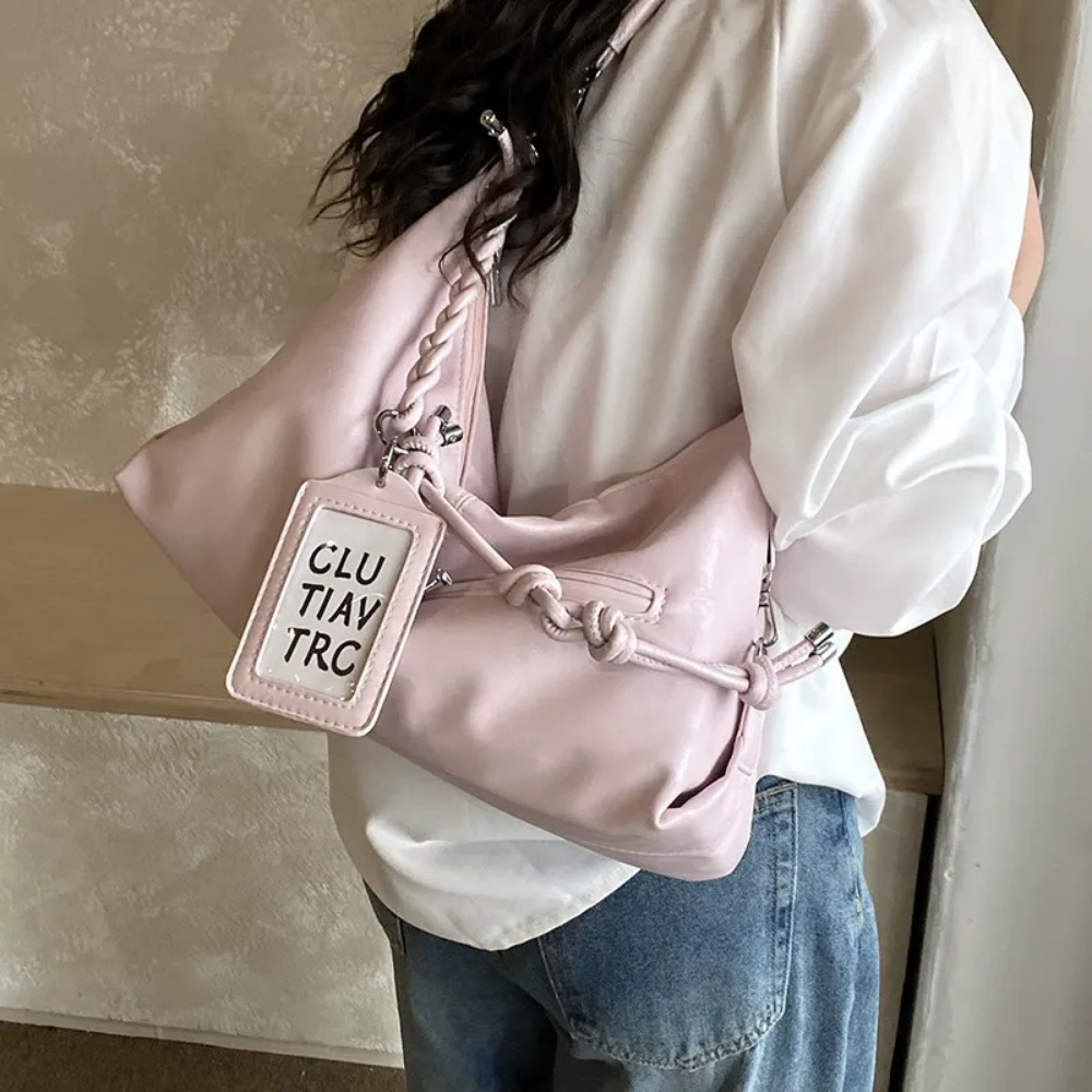 Viresta Knotted Shoulder Bag صورة ثانوية