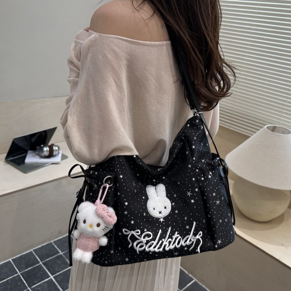 Lusette Bunny Patch Shoulder Bag
