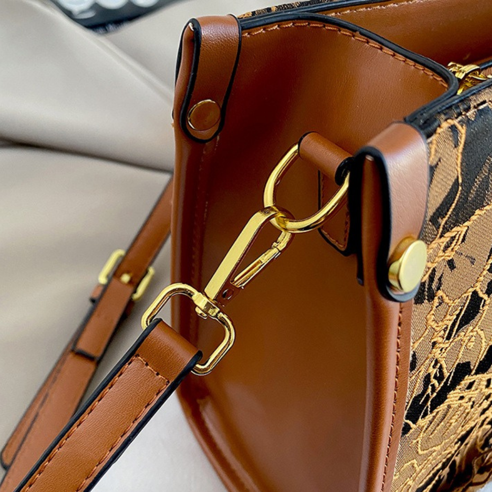 Evarielle Floral Lace Satchel Bag for Women | Asverra