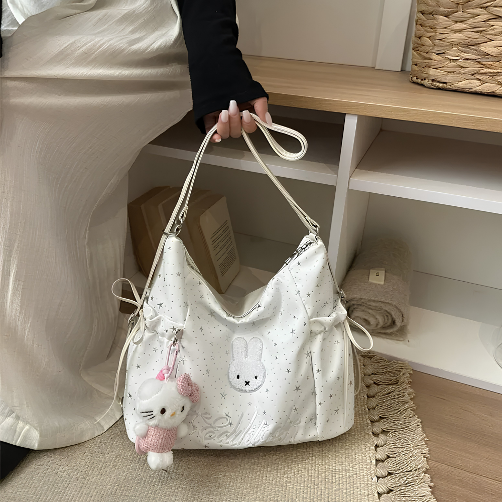 Lusette Bunny Patch Shoulder Bag