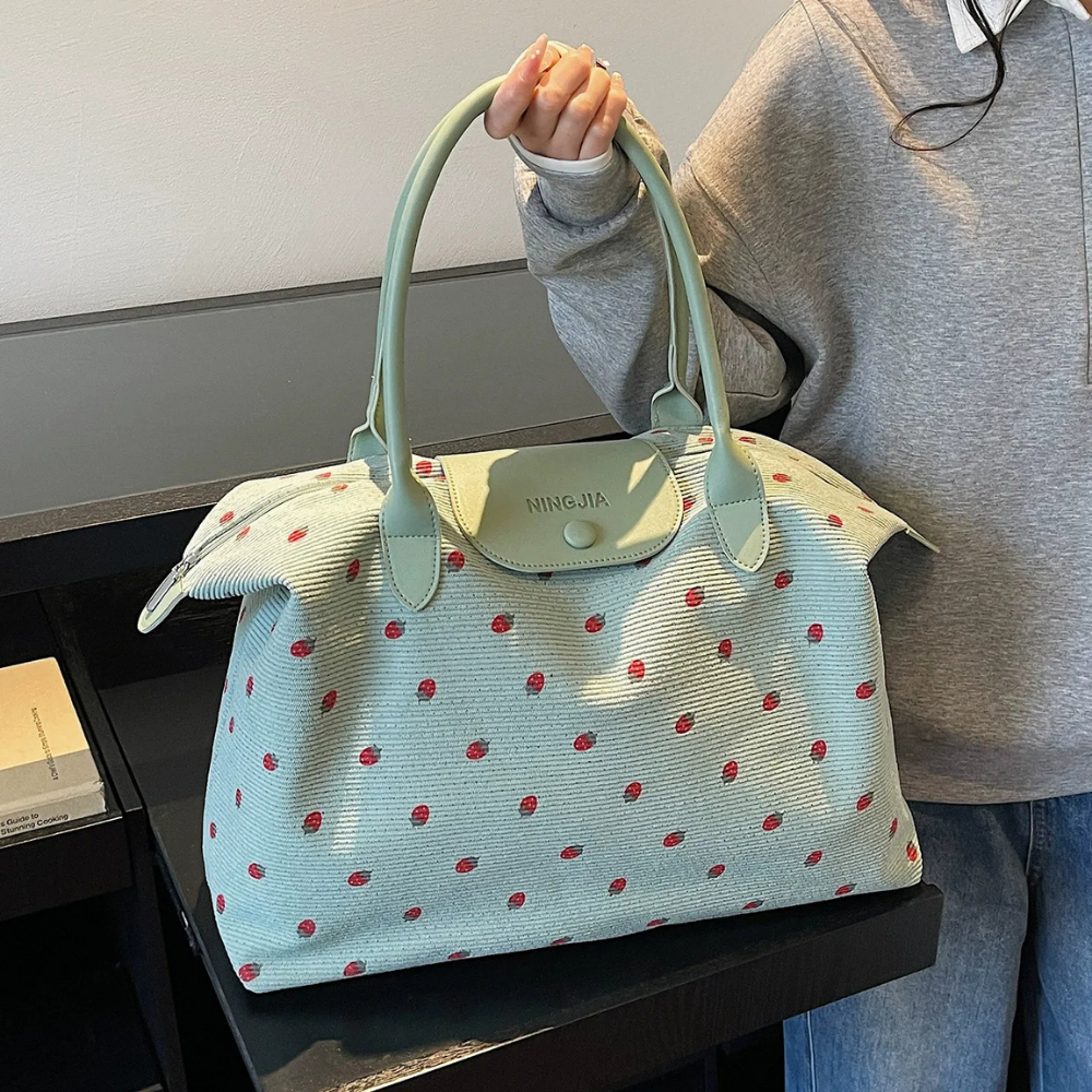 Fraiselle Strawberry Tote Bag for Women | Asverra