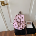 Pimelia Polka Dot Backpack for Women | Asverra
