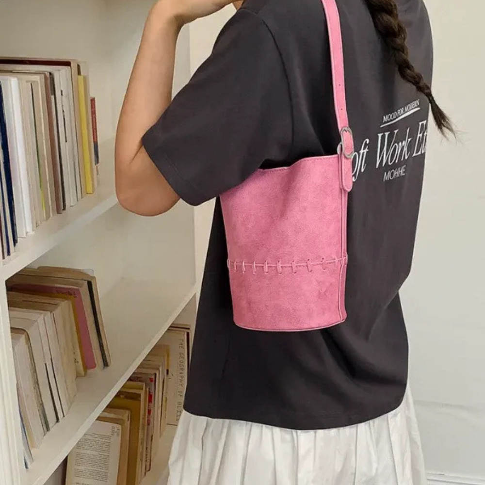 Lacira Stitched Tote Bag for Women | Asverra