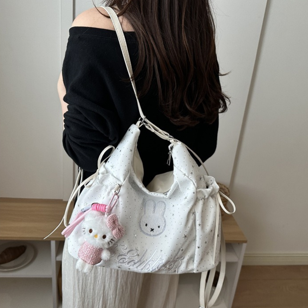 Lusette Bunny Patch Shoulder Bag