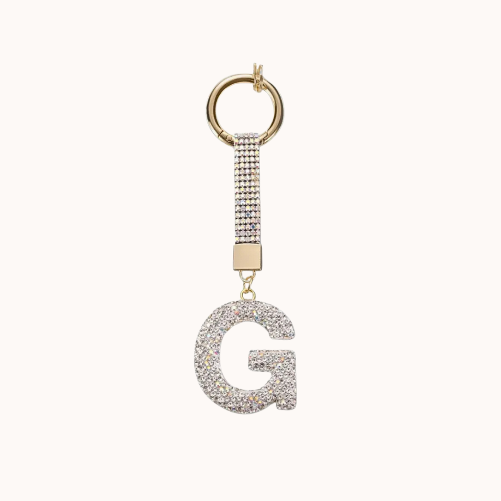 Starry Initials Bag Charm