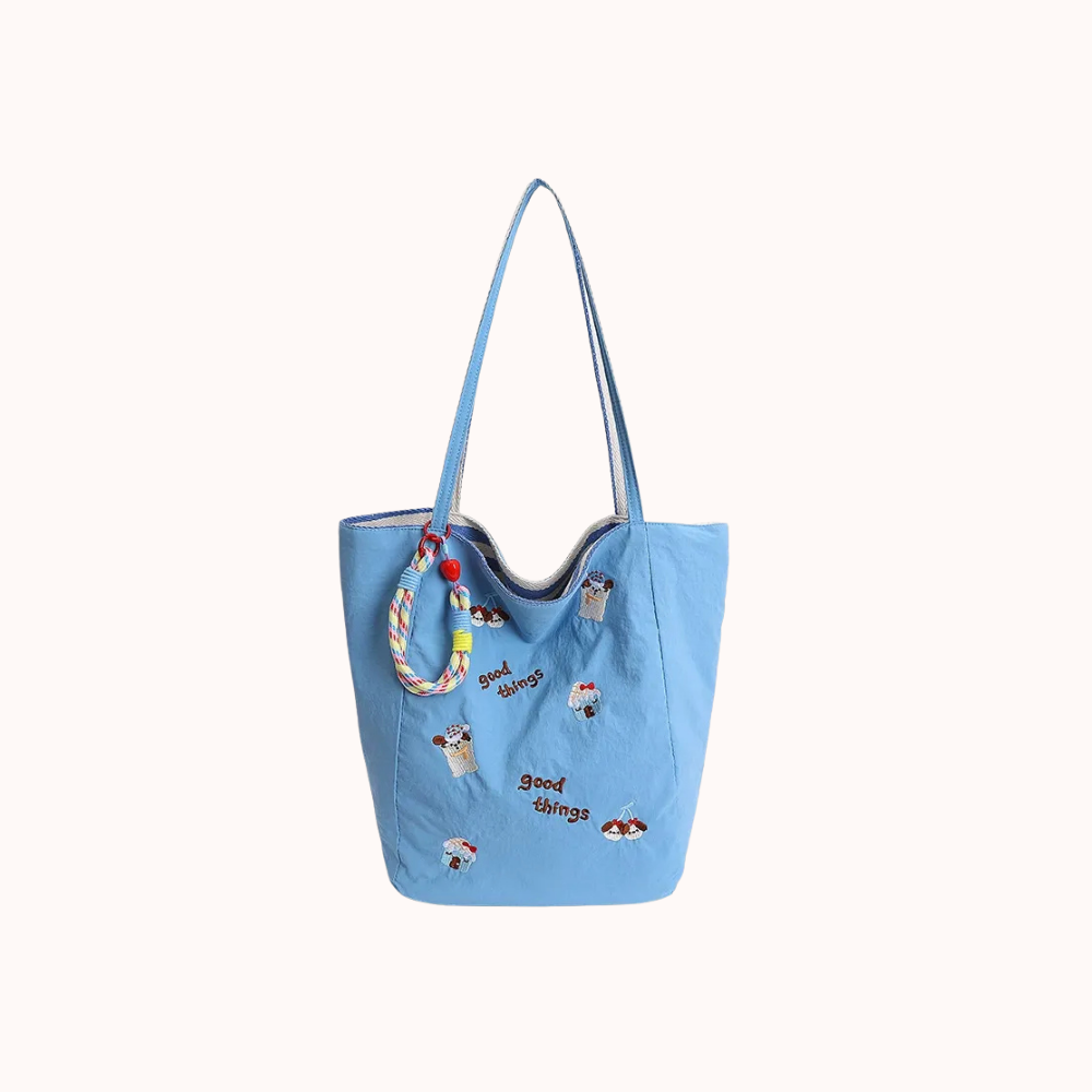 Fioratta Embroidered Tote Bag for Women | Asverra