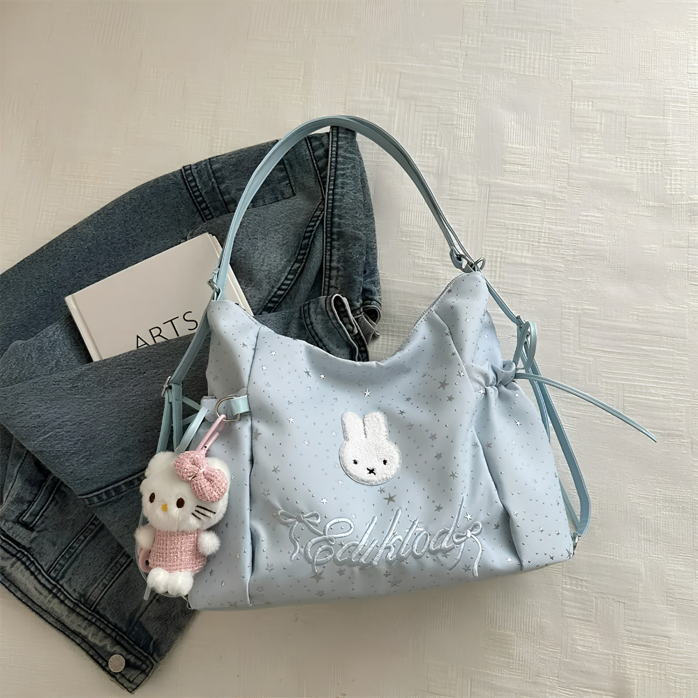 Lusette Bunny Patch Shoulder Bag