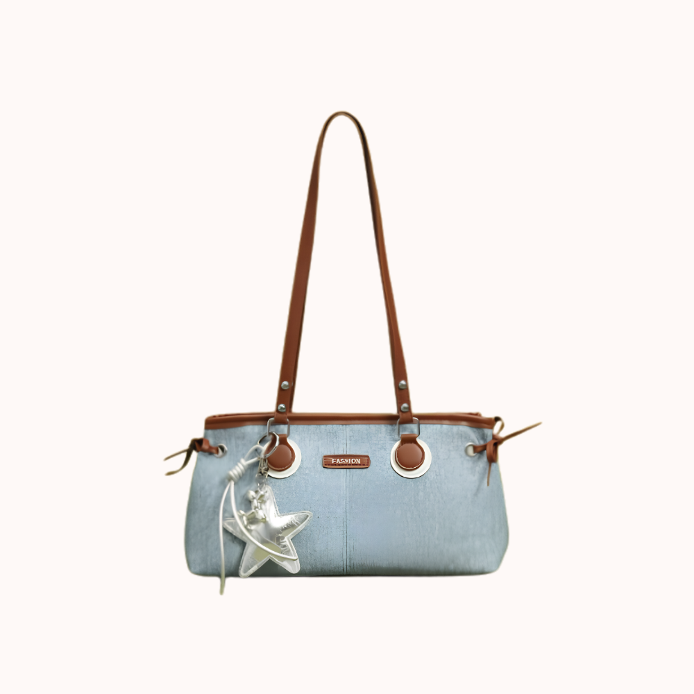 Avelora Contrast Strap Shoulder Bag for Women | Asverra