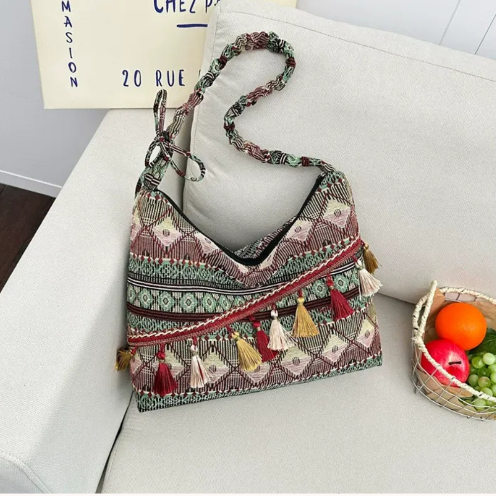 Marivelle Tassel-Trim Tote Bag for Women | Asverra