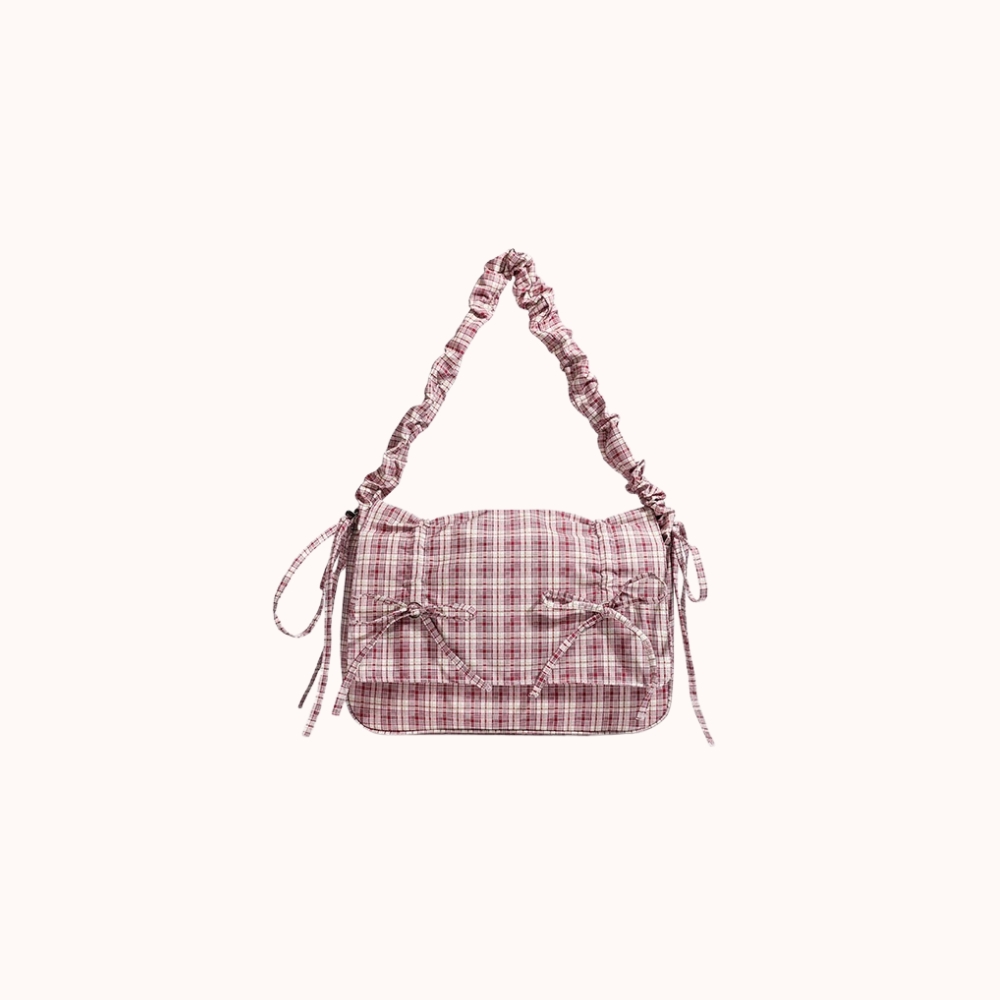 Quivara Plaid Shoulder Bag for Women | Asverra