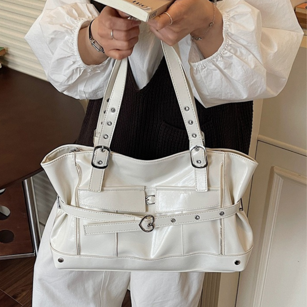 Marnica Belted Shoulder Bag for Women | Asverra