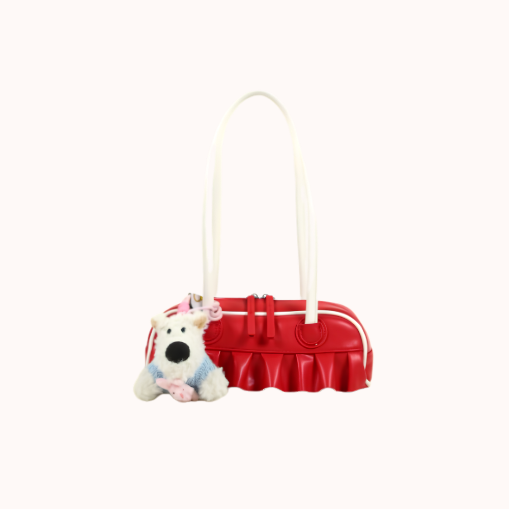 Mavelle Ruffle Shoulder Bag for Women | Asverra