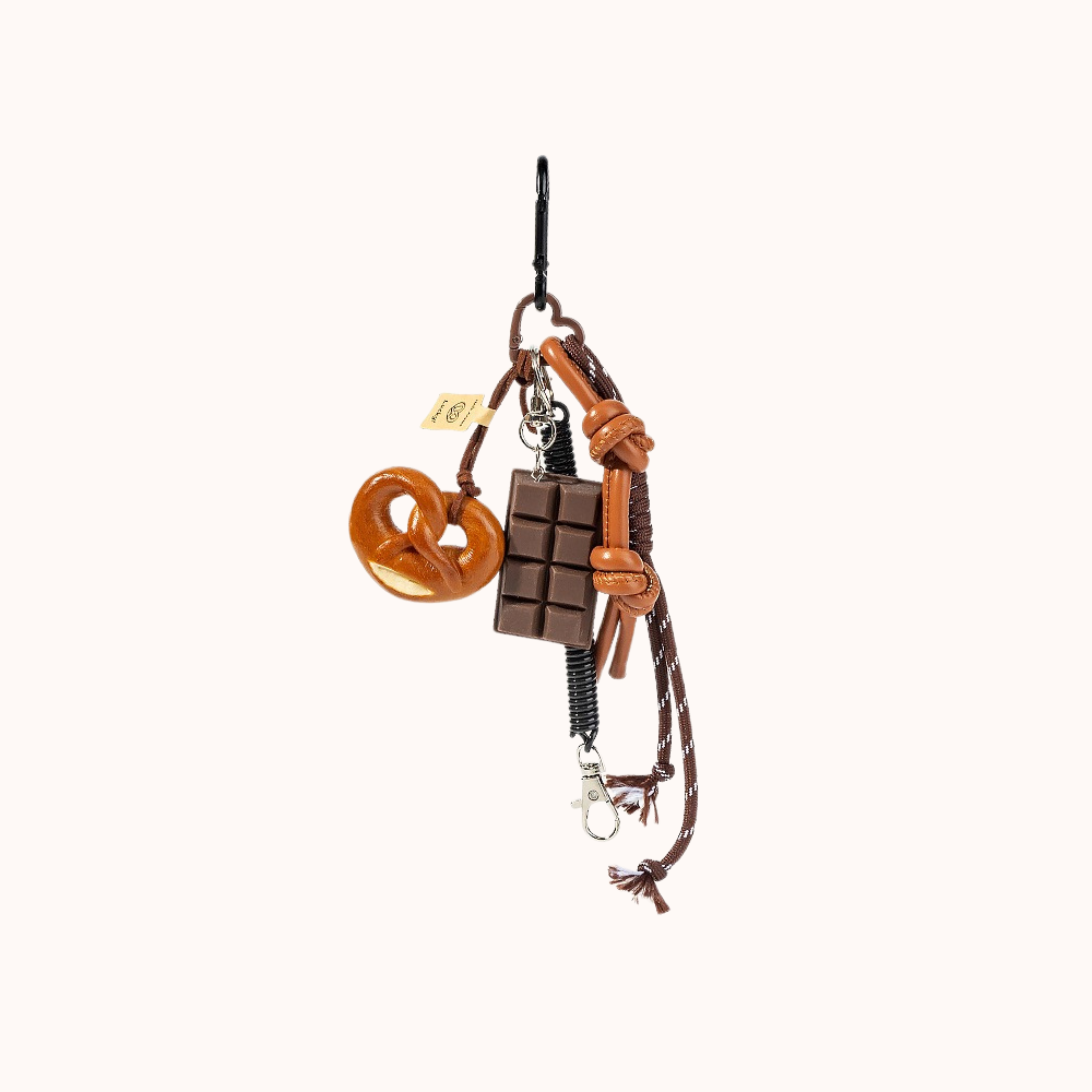 Pretzelbite Taschenanhänger