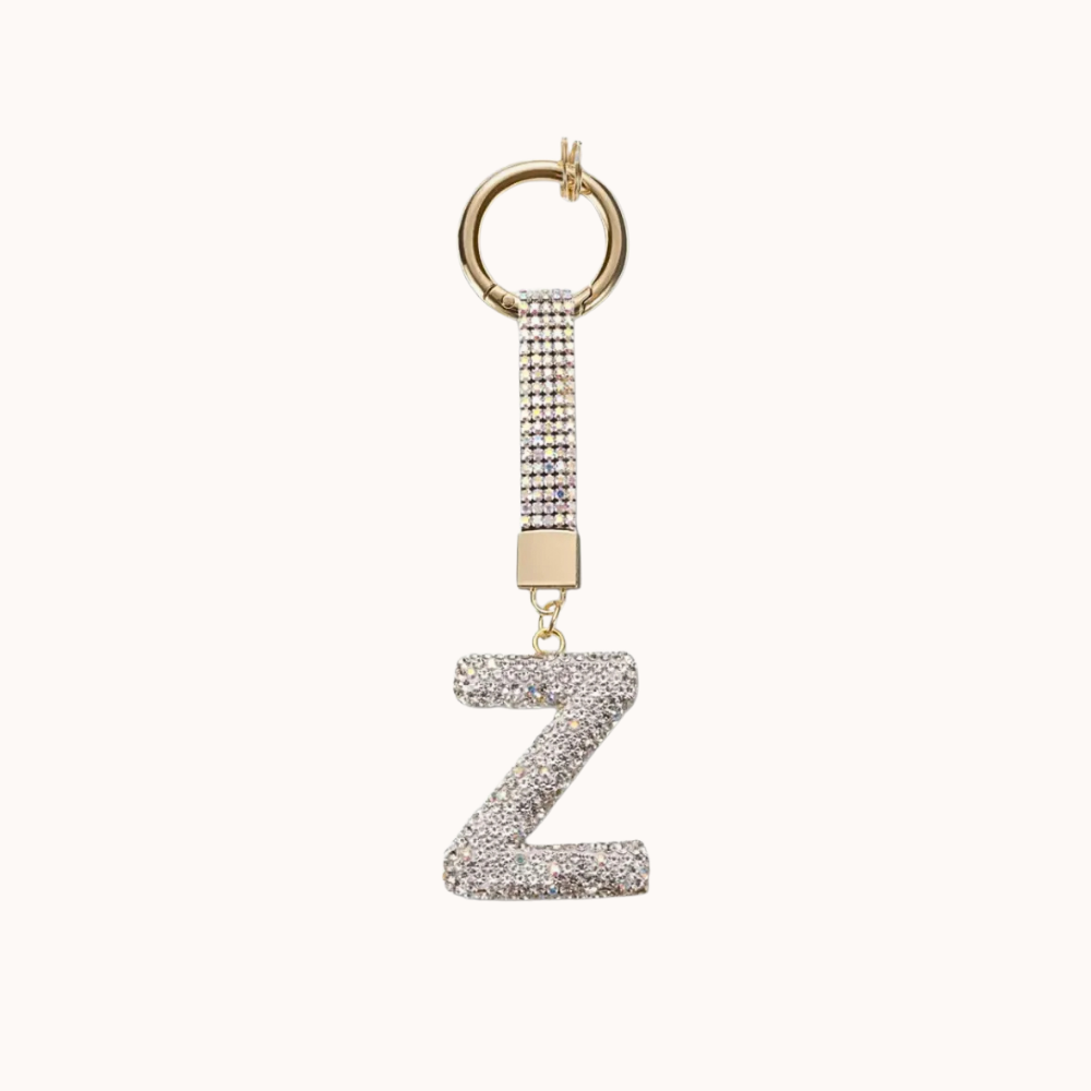 Starry Initials Bag Charm