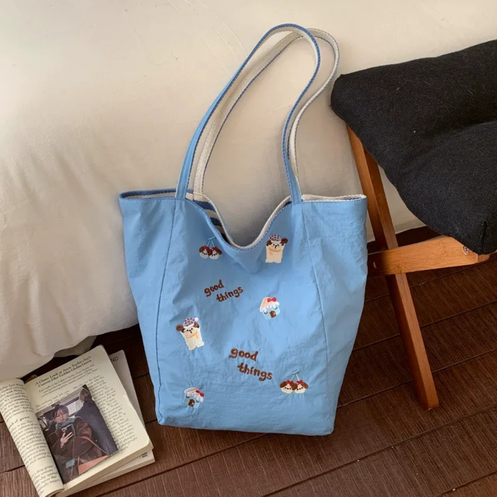 Fioratta Embroidered Tote Bag for Women | Asverra